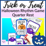 Quarter Rest Trick or Treat Halloween Rhythm Game for Musi