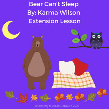 Preview of Quarter Rest and Ostinato Lesson Using Bear Can't Sleep
