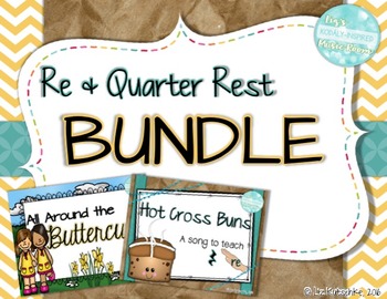Preview of Rest and Re Bundle Hot Cross Buns and All Around the Buttercup