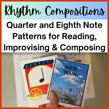Preview of Quarter and Eighth Notes Improvisation, Composition, and Bulletin Board Sign!