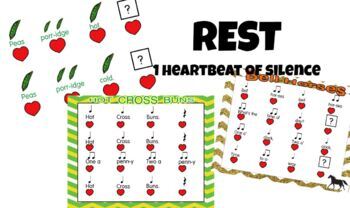 Preview of Quarter rest - Steady Beat, Icons, Rhythms Kodaly Music