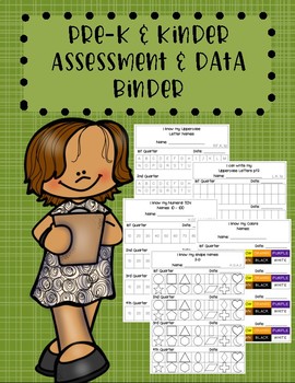 Preview of Quarterly Assessment & Data Binder | Pre-K & Kinder