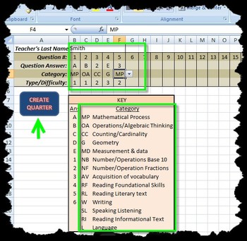 Preview of Quarterly Assessment Data Collection Tool