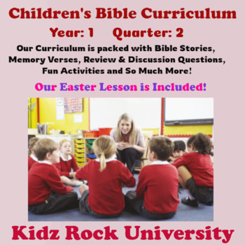 Preview of Quarterly Children's Bible Curriculum - Year 1 - Quarter 2