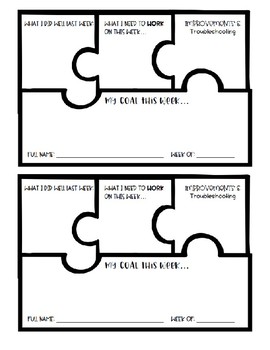 Preview of Quarterly & Weekly Goal Setting