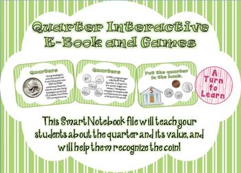 Preview of Quarters Interactive E-Book and Games for Smartboard