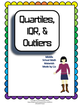 Preview of Quartiles, Interquartile Range (IQR), & Outliers