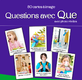Que 80 cartes à image Autisme ABA Orthophonie Français Que