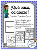 Que pasa, calabaza?  Spanish emotions game with ESTAR and TENER