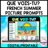 Que vois-tu? French Summer Picture Prompts