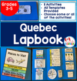 Quebec Lapbook Activity