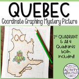 Quebec Province Coordinate Graphing Picture 1st Quadrant &