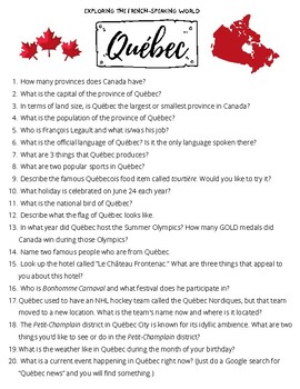 Preview of Québec Trivia