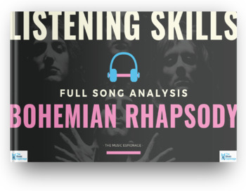 Preview of Queen - Bohemian Rhapsody - LISTENING SKILLS: No Prep