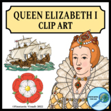 Queen Elizabeth I Women in History Clip Art