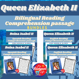 Queen Elizabeth II - Bilingual Biography Activity Bundle -