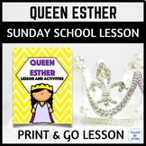 Queen Esther Sunday School Lesson