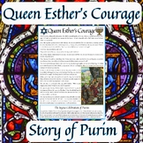 Queen Esther's Story: Jewish Worksheets for Purim