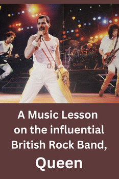 Preview of Queen - Music Appreciation - Middle School Band & Music Sub Lesson Plans