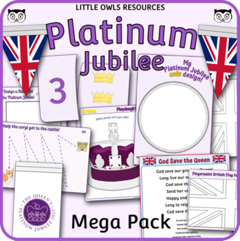 Preview of Queen Platinum Jubilee Mega Pack - activities, games, displays, puzzles