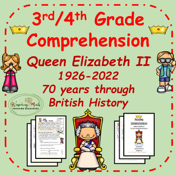 Preview of Queen Elizabeth II : British History over 70 years 3rd/4th grade