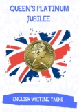 Queen's Platinum Jubilee Themed  English / GCSE Writing Tasks Functional Skills