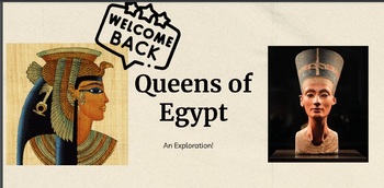 Preview of Queens of Ancient Egypt- English Language Learner