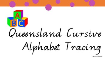 Queensland Cursive Alphabet Chart
