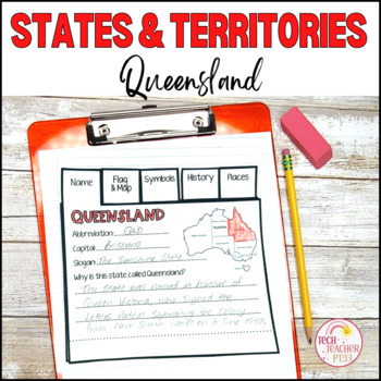 Preview of Queensland Interactive Notebook and Slides