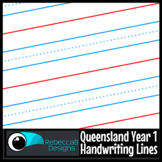 Queensland Year 1 Handwriting Lines Clip Art