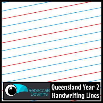 qld handwriting lines clipart