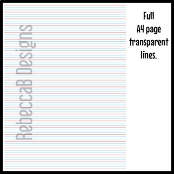 qld handwriting lines clipart