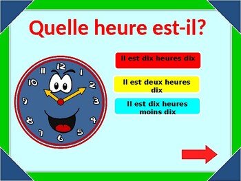 Quelle heure est-il? / Telling the time by World of Languages | TpT