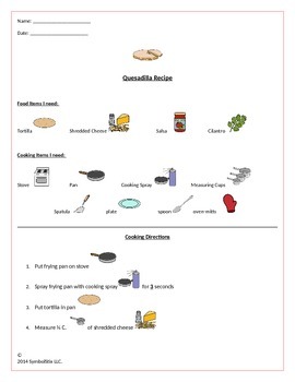 Preview of Quesadilla Step-by-step picture recipe