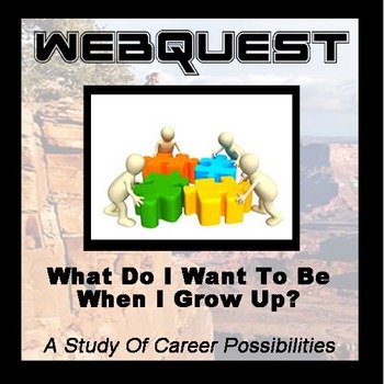 Preview of Webquest - Quest For Knowledge - What Do I Want To Be When I Grow Up?