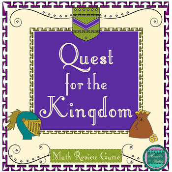 Preview of Quest for the Kingdom- End of the Year Math Review Project: Gamification Style