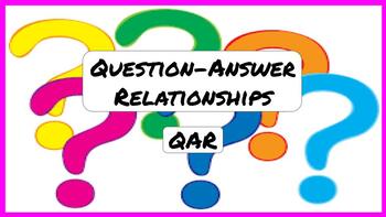 Preview of Question-Answer Relationship Bundle