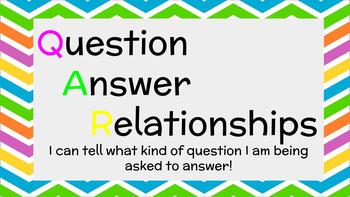 Preview of Question Answer Relationships