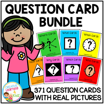 Preview of Question Card Bundle Special Education Autism ABA