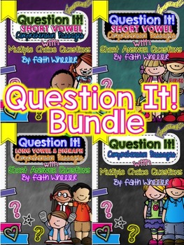 Preview of Question It! Comprehension Passages Bundle