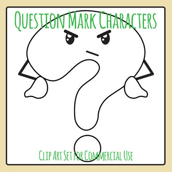 black question mark clip art