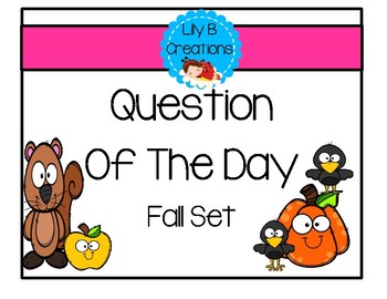 Preview of Question Of The Day - Fall Set