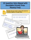Question Sets Aligned with Decodable Stories from Phonics First
