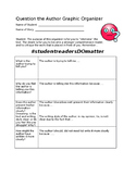 Question The Author Graphic Organizer