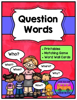 Preview of Question Words BUNDLE