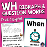 Decodable Poems, Text & Games for 1st Grade: Wh Digraph & 