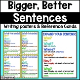 WH Question Words Poster to Improve Sentence Writing with 
