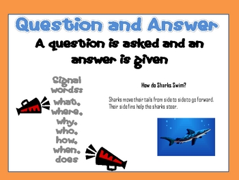 Preview of Question and Answer Nonfiction Text Structure