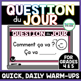 Question du Jour Daily Routine for French Beginners