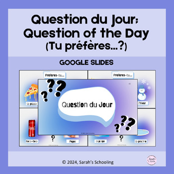 Preview of Question du Jour: Tu préfères...? (This or That Edition)